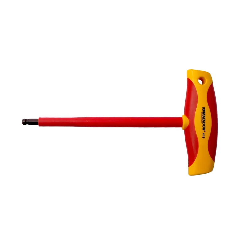 Markenware VDE T-Griff-Winkelschraubendreher, 4 mm, MATADOR Art.-Code: 04490040 4 mm